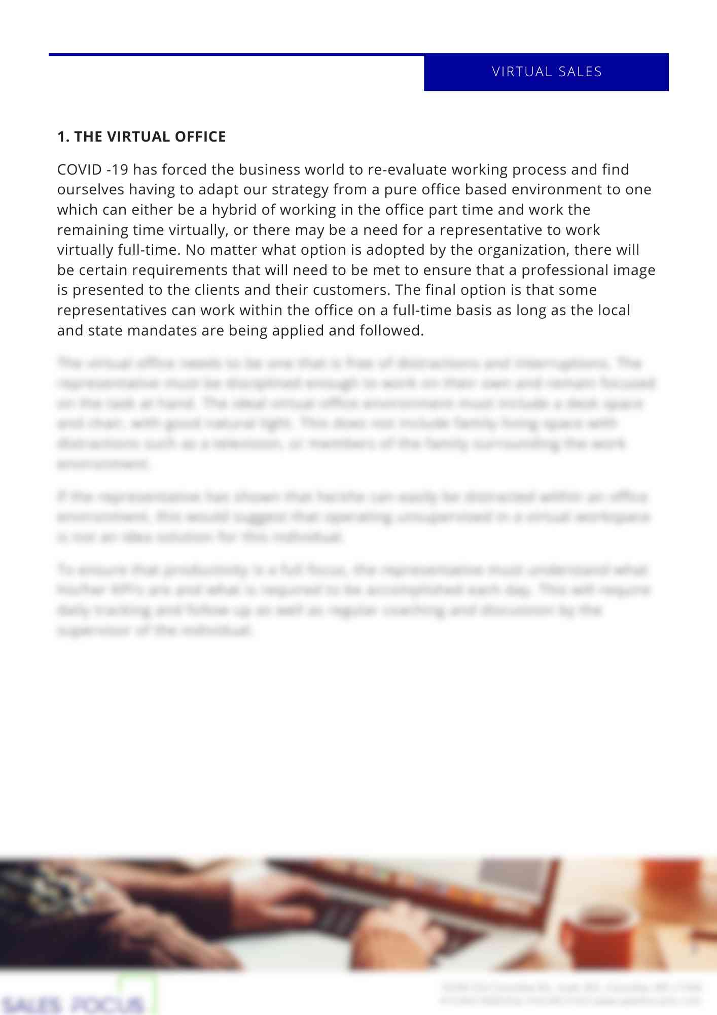 Virtual Customer Acquisition White Paper blur page
