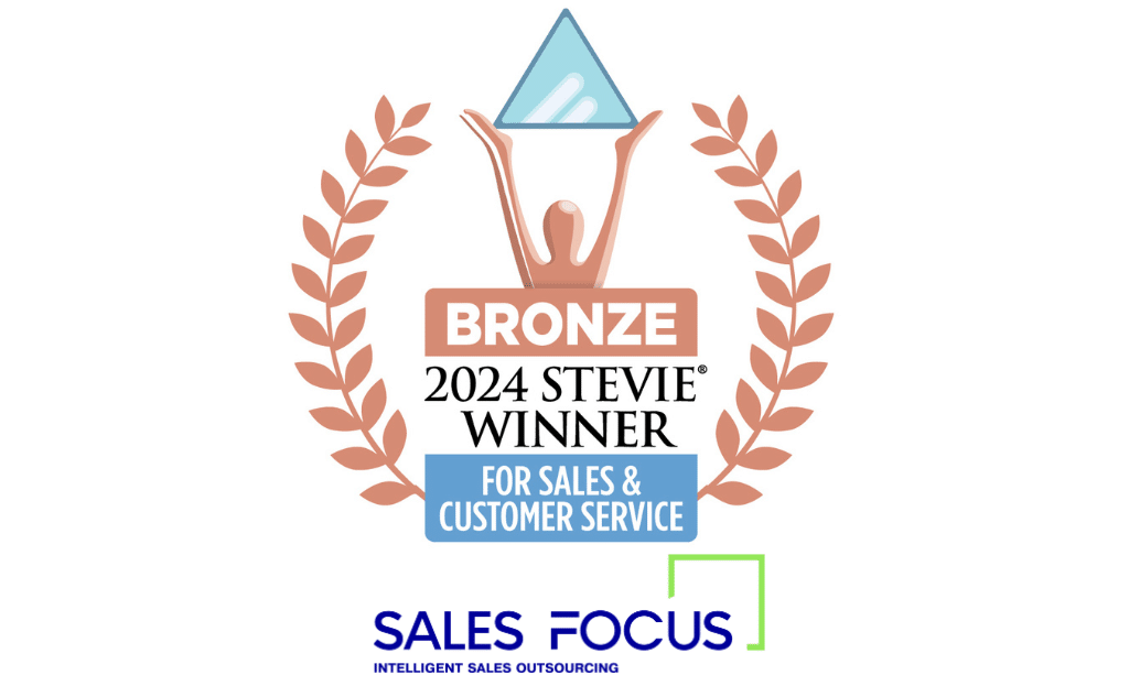 Sales Focus Inc. Wins Bronze Stevie® Award in 18th Annual Stevie Awards for Sales & Customer Service